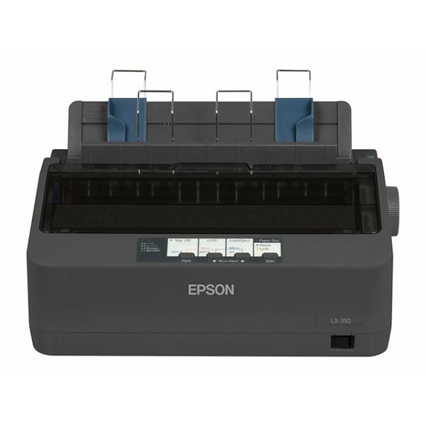 Epson LX-350 - Printer - B/W - dot-matrix - 9 pin - up to 357 char/sec - parallel, USB, serial, C11CC24031