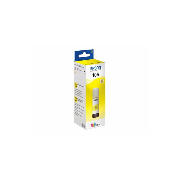 EPSON 106 EcoTank Yellow ink bottle, C13T00R440
