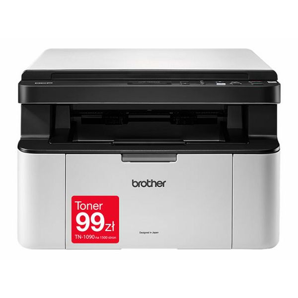 Brother DCP-1623WE - Multifunction printer - B/W - laser - A4 - up to 20 ppm - 150 sheets - USB 2.0, Wi-Fi(n), DCP1623WEYJ1