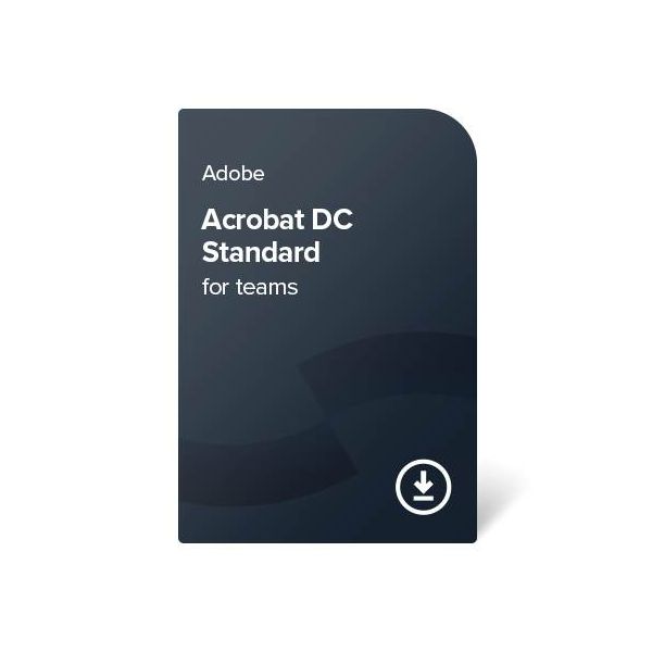 Adobe Acrobat Standard DC for teams - 1-godišnja pretplata