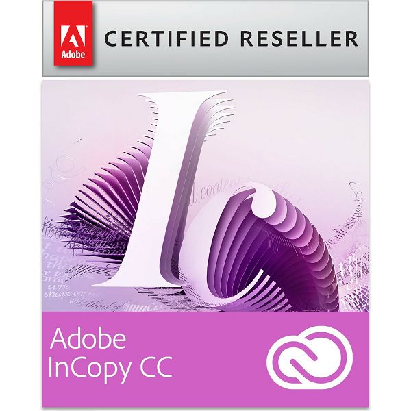 Adobe InCopy for teams CC Creative Cloud, WIN/MAC, 1-godišnja pretplata