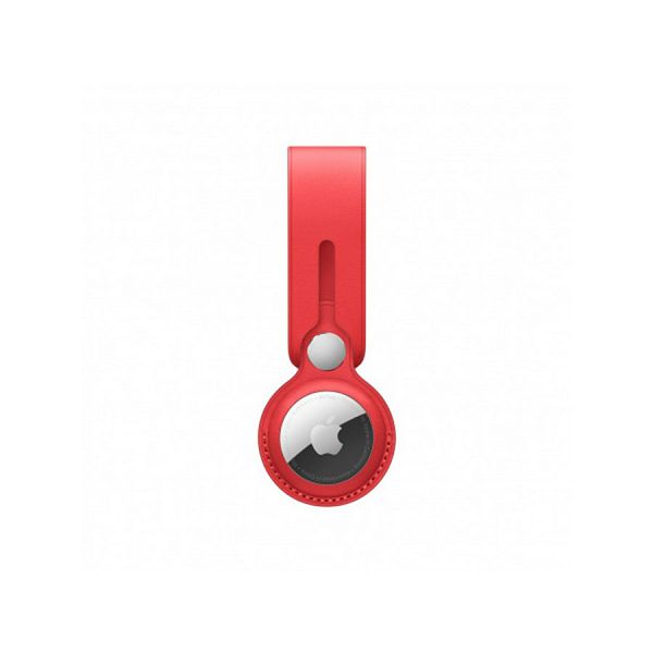Apple AirTag Leather Loop - (PRODUCT) RED, mk0v3zm/a