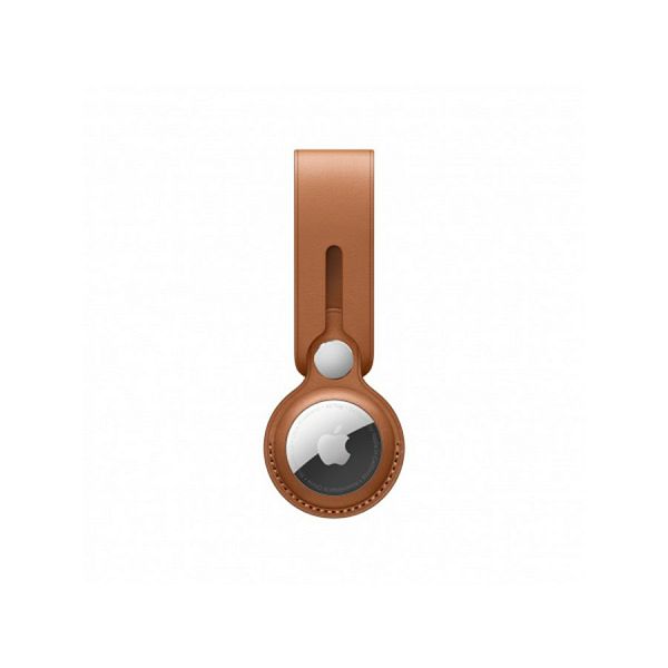 Apple AirTag Leather Loop - Saddle Brown, mx4a2zm/a