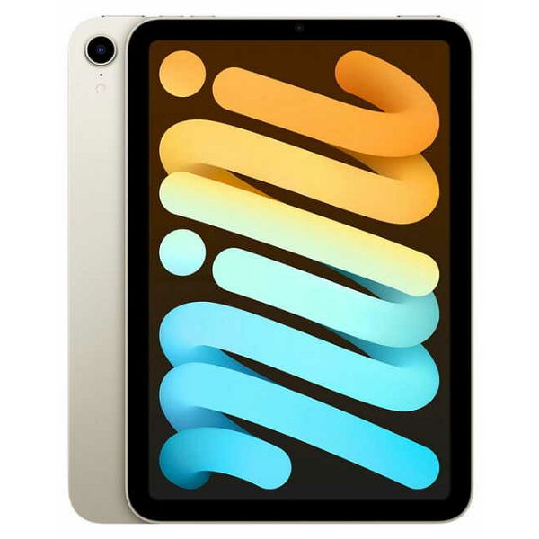 Apple iPad mini 6 Wi-Fi 64GB - Starlight, mk7p3hc/a