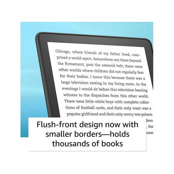 E-book čitač AMAZON Kindle PaperWhite (2021), 6.8", 16GB, NoAds, Wi-Fi, 300dpi, IPX8, USB-C, crni (B09TMF6742)