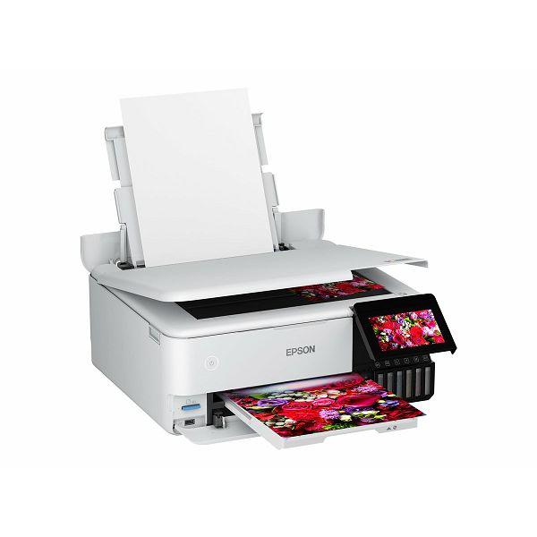 Epson EcoTank L8160 - Multifunction printer - colour - ink-jet - A4 - 100 sheets - USB, LAN, USB host, Wi-Fi(ac), C11CJ20402