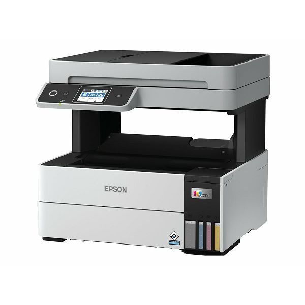Epson EcoTank L6490 - Multifunction printer - colour - ink-jet - refillable - A4 - up to 17 ppm - 250 sheets - 33.6 Kbps - USB, LAN, Wi-Fi, C11CJ88403