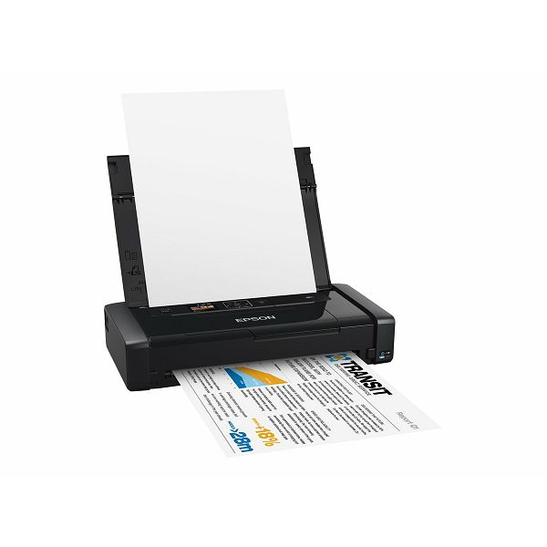 Epson WorkForce WF-100W - Printer - colour - ink-jet - A4 - 5760 x 1440 dpi - up to 7 ppm - capacity: 20 sheets - USB 2.0, Wi-Fi(n), C11CE05403