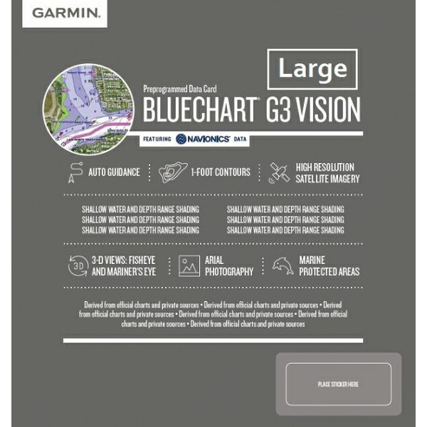 GARMIN BlueChart kartica g3 Vision - large  regija (L)