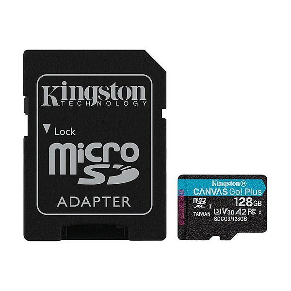 Kingston microSDXC, Select plus Go,R170/W90, 128GB