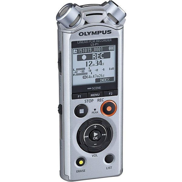 Olympus LS-P1 Linear PCM Recorder Ni-MH battery and Tripod attachment adapter, V414141SE000