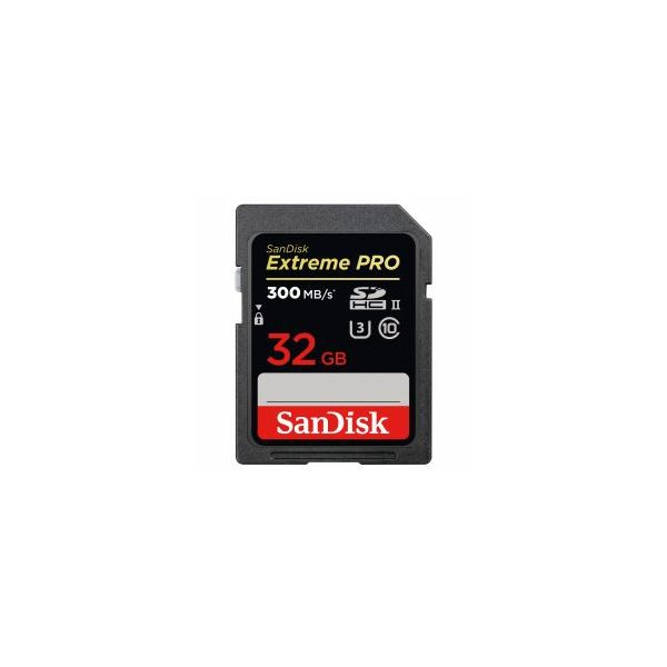SanDisk Extreme Pro SDHC 32GB - 300MB/s UHS-II, SDSDXPK-032G-GN4IN 