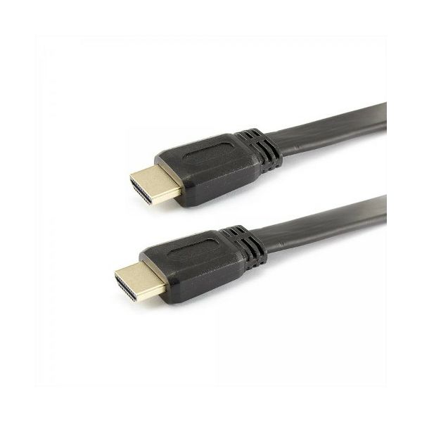 Kabel SBOX HDMI-HDMI 1.4 FLAT M/M 1,5 M Crni