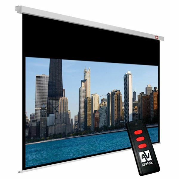 Zidno električno platno Avtek Video Electric 200, 200x200 cm, format 4:3